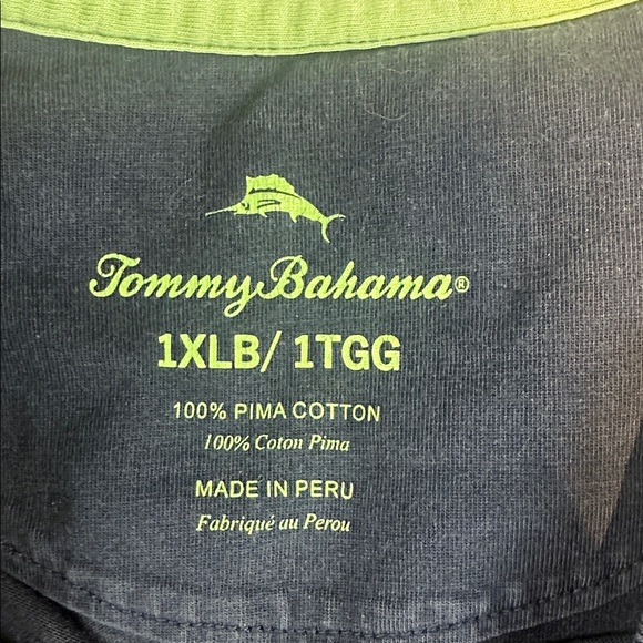 Tommy Bahama Big & Tall Bali Skyline Tee in Bering Blue - Size 1XLB - Picture 3 of 7